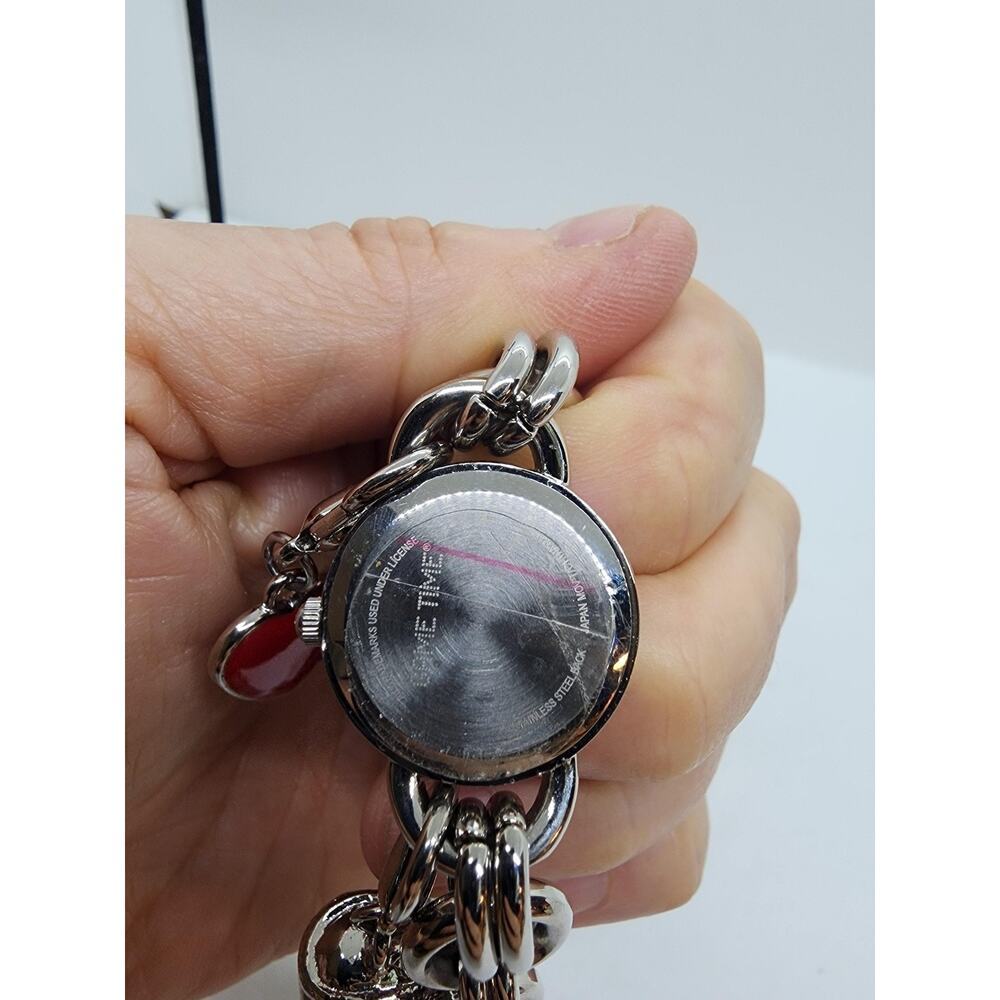 Boston Red Sox Baseball Team Charm Bracelet Watch Womens MLB New Battery Works - Picture 5 of 11